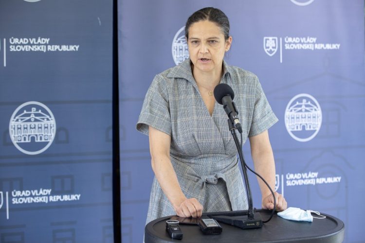 Ministerka spravodlivosti SR Mária Kolíková (Foto: SITA/Branislav Bibel)