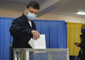(Foto: SITA/AP/Ukrainian Presidential Press Office)