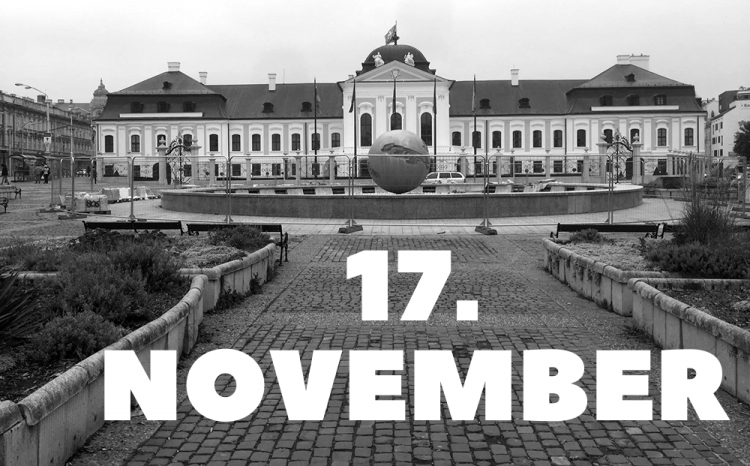 Hodžovo námestie v Bratislave 
Foto: ISKRA - 15.11.2020