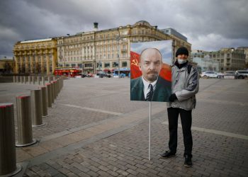 Vladimir Iľjič Lenin je populárny dodnes (Foto: SITA/AP Photo/Alexander Zemlianichenko)