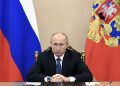 Vladimir Putin. (Foto: SITA/AP/Alexei Nikolsky, Sputnik, Kremlin)
