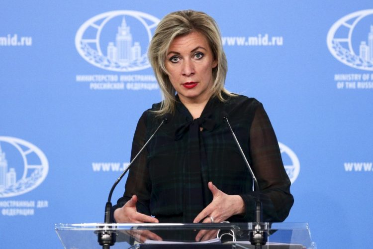 Maria Zacharovová (Foto: SITA/AP/Russian Foreign Ministry Press Service)