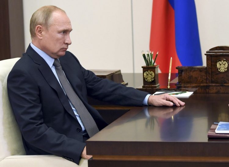 Vladimir Putin (Foto: SITA/AP/Alexei Nikolsky, Sputnik, Kremlin Pool Photo)