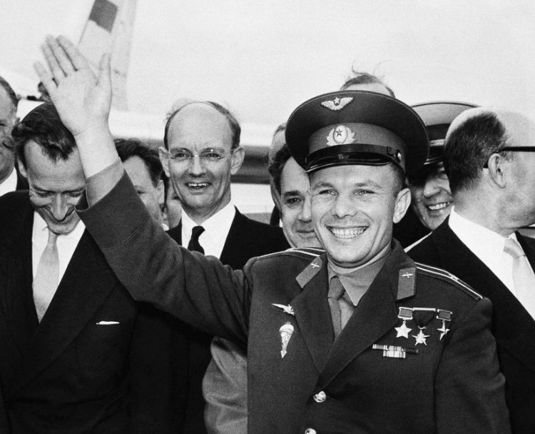 Gagarin v Londýne 11. 7. 1961 (Foto:  SITA/AP Photo)