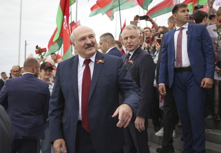 Bieloruský prezident Alexandr Lukašenko (Foto: SITA/AP/Maxim Guchek/BelTA Pool Photo)