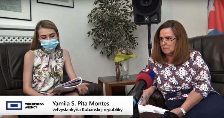 Jej Excelencia Yamila Sonia Pita Montesová (Foto z videa: VIDEOPRESSAGENCY)