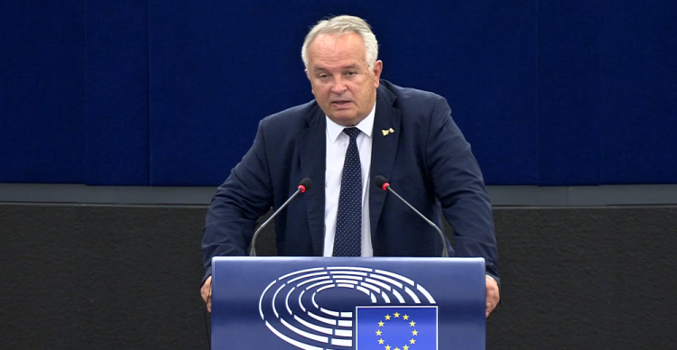 Miroslav Radačovský (Foto z videa: europarl.europa.eu)
