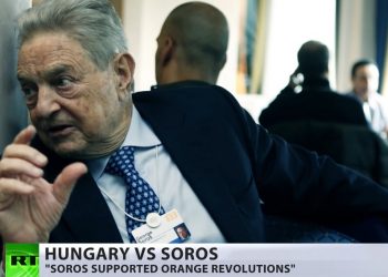 George Soros (Foto z videa: RT/youtube.com)
