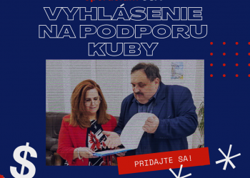 Jej Excelencia Yamila Sonia Pita Montesová a Juraj Janošovský (Koláž: Veľvyslanectvo Kubánskej republiky/Canva)