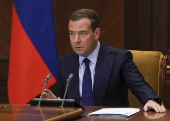 Dmitrij Medvedev (Foto: SITA/AP/Yulia Zyryanova, Sputnik, Kremlin Pool Photo)