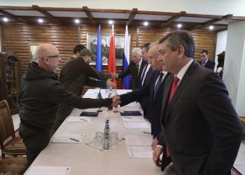 (Foto: SITA/AP/Maxim Guchek/BelTA Pool Photo)