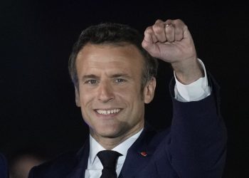 Emmanuel Macron  (Foto: SITA/AP Photo/Christophe Ena)