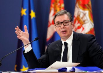 Aleksandar Vučić (Foto: SITA/AP Photo/Darko Vojinovic)