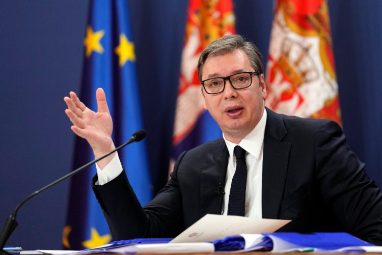Aleksandar Vučić (Foto: SITA/AP Photo/Darko Vojinovic)