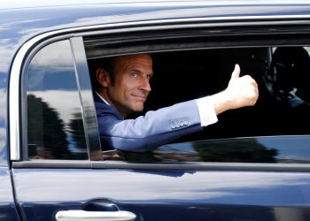 Emmanuel Macron (Foto: SITA/AP/Ludovic Marin)
