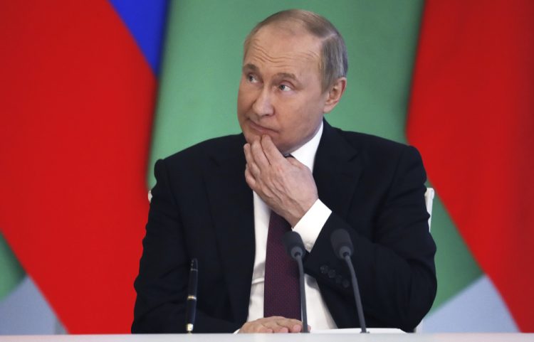 Vladimir Putin (Foto: SITA/AP/Yuri Kochetkov)