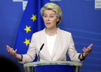 Predsedníčka Európskej komisie Ursula von der Leyenová (Foto: SITA/AP Photo/Virginia Mayo)