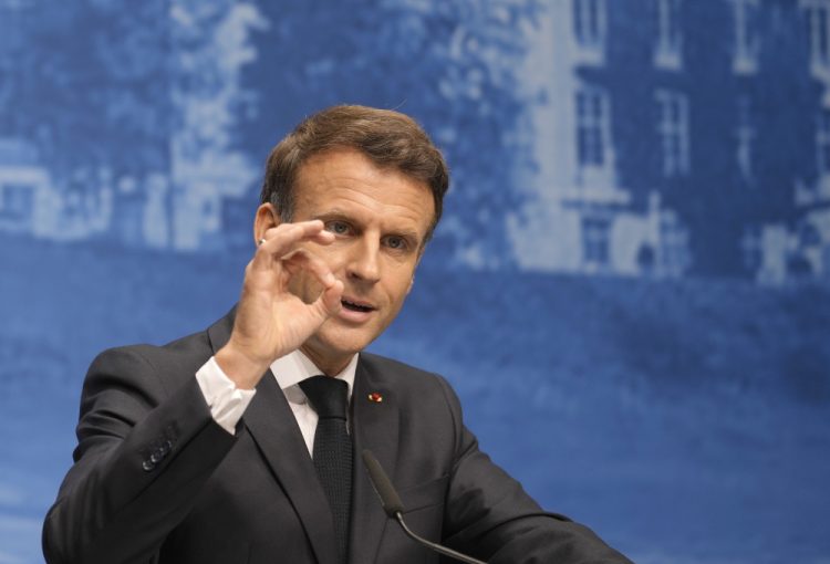 Emmanuel Macron  (Foto: SITA/AP Photo/Markus Schreiber)