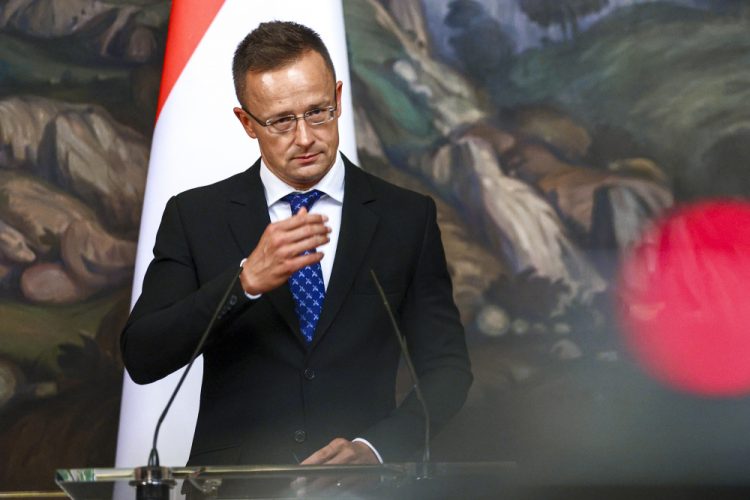 Péter Szijjártó (Foto: SITA/AP/Russian Foreign Ministry Press Service)