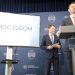 Zľava: Minister financií SR Igor Matovič a predseda vlády SR Eduard Heger počas tlačovej konferencie predstaviteľov vládnej koalície na tému: Pomoc ľuďom. Bratislava, 21. apríl 2022 (Foto: SITA/Branislav Bibel)