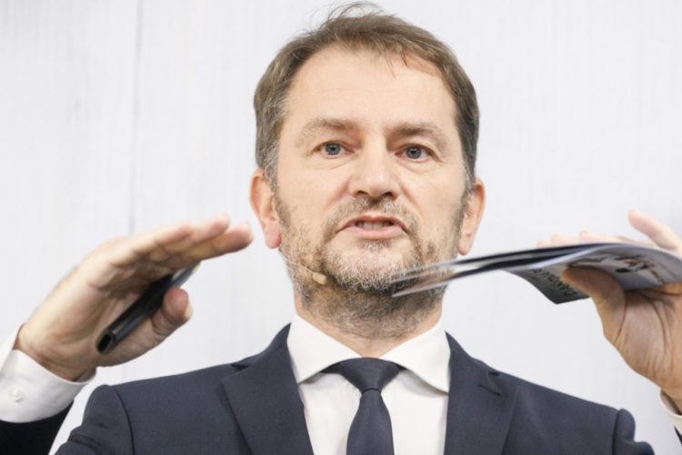 Podpredseda vlády a minister financií SR Igor Matovič (Foto: SITA/Branislav Bibel)