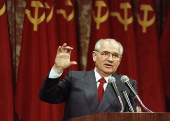 Sovietsky prezident Michail Gorbačov (Foto: SITA/AP Photo/David Longstreath)