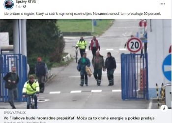 (Foto obrazovky: facebook.com/spravy.rtvs)