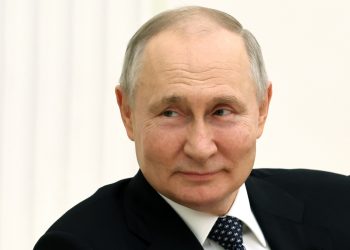Ruský prezident Vladimir Putin (SITA/AP/Michail Klimentiev, Sputnik, Kremlin)
