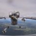 Na snímke zverejnenej tlačovou službou ruského ministerstva obrany ruský dron odpaľuje raketu počas vojnových hier Zapad-2021 ruských a bieloruských síl na cvičisku Mulino v Nižnonovgorodskej oblasti v Rusku v sobotu 11. septembra 2021 (Foto: SITA/AP/Vadim Savickij/Tlačová služba ruského ministerstva obrany)