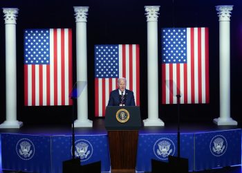Prezident Joe Biden reční v Blue Bell, Pa., v piatok 5. januára 2024 (Foto: SITA/AP Photo/Matt Rourke)